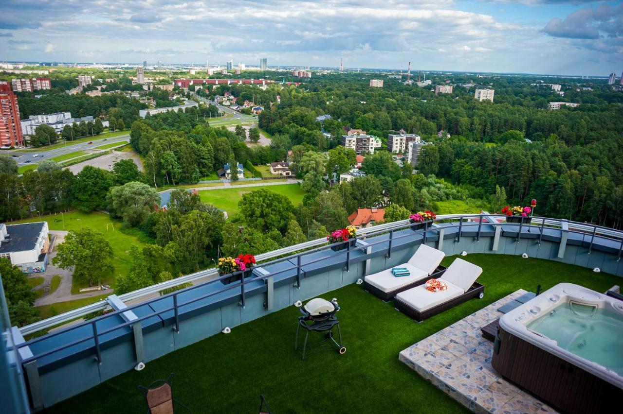 Skyhouse Riga Amazing Penthouse And Spa ภายนอก รูปภาพ