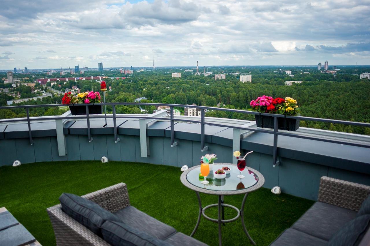Skyhouse Riga Amazing Penthouse And Spa ภายนอก รูปภาพ