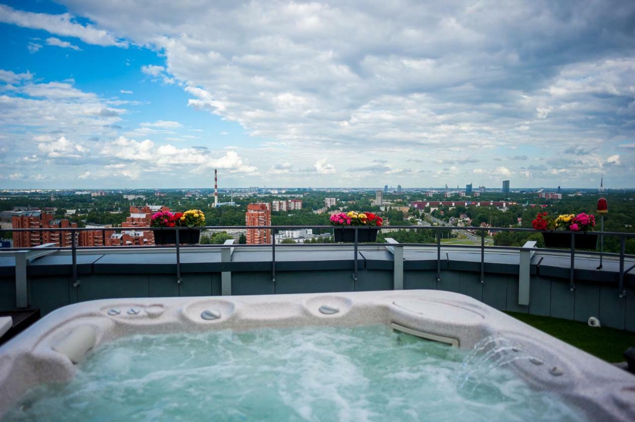 Skyhouse Riga Amazing Penthouse And Spa ภายนอก รูปภาพ